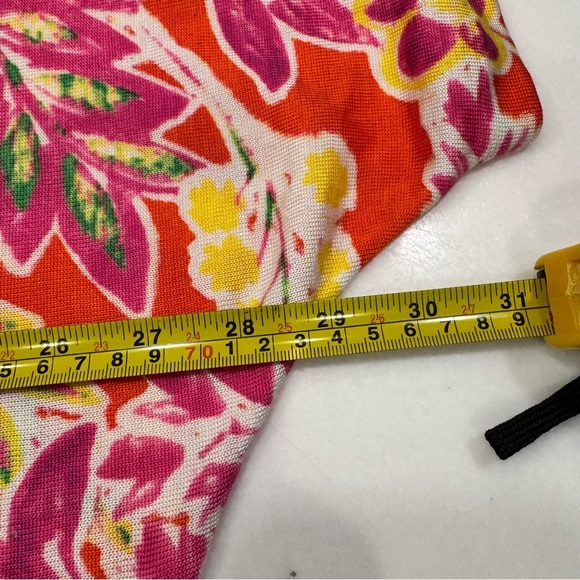 Ralph Lauren Women's Plus Size 3X Colorful Floral Knit Top Short Sleeves - Picture 5 of 10